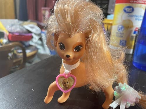 1994 MATTEL BARBIE PRETTY LOVIN' PETS “MANDI BROWN PUPPY DOG “ TOY - Thumbnail 2