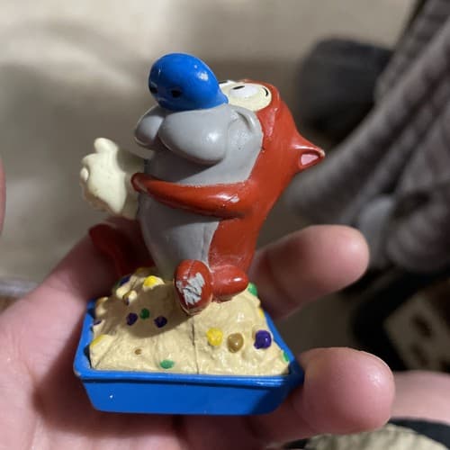 1993 Nickelodeon Tv Series Ren & Stimpy Heavy Mint Rare Dankin Figure - Thumbnail 2