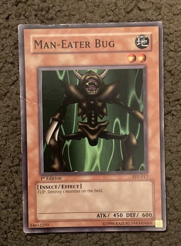 Yu-Gi-Oh! Man-Eater Bug SYE-017 1st Edition - Image 1