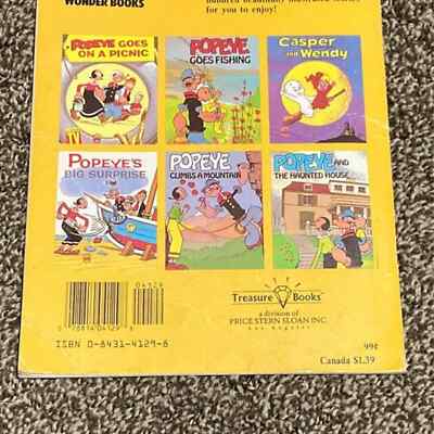 1980 “Popeye Climbs a Mountain,” (Paperback) Wonder Book’s - Thumbnail 3