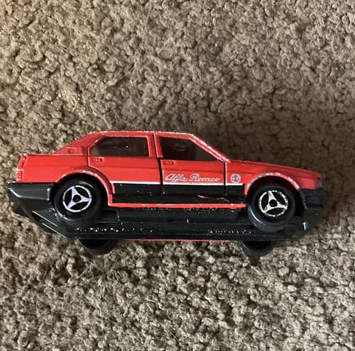 Vintage Majorette 1990 ALFA ROMEO Giulietta No.271 Red 1:55 FRANCE Rare - Image 1