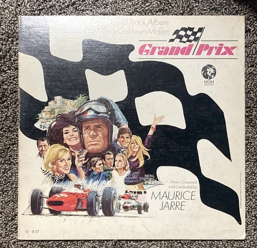 Original Soundtrack Album GRAND PRIX (MGM) MAURICE JARR 1E-8ST VG+ Promo - Image 1