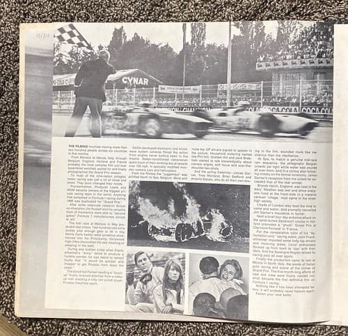 Original Soundtrack Album GRAND PRIX (MGM) MAURICE JARR 1E-8ST VG+ Promo - Thumbnail 3