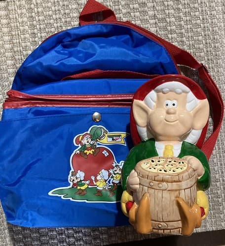1989 Keebler Elf Cookies Piggy Bank Rare Collectible & Backpack Lunchbox - Thumbnail 3