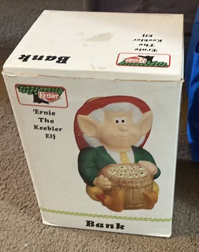 1989 Keebler Elf Cookies Piggy Bank Rare Collectible & Backpack Lunchbox - Thumbnail 4