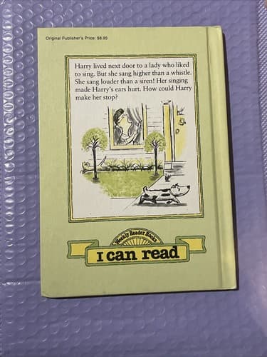 Harry and the Lady Next Door by Gene Zion 1960 Hardcover An I Can Read Book - Thumbnail 2