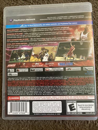 🔥 NBA 2K12 Playstation 3 Game 3D Compatible Amazing Condition - Thumbnail 4