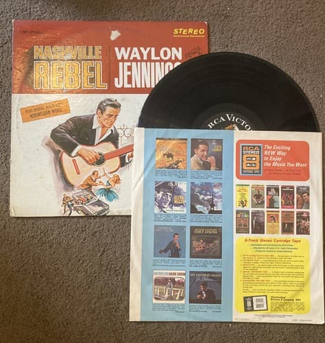 Nashville Rebel (Soundtrack) all Waylon Jennings Norwegian Wood Stereo ss Record - Image 1