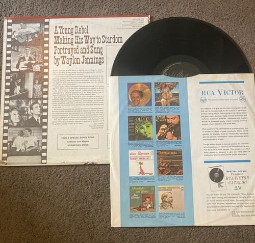 Nashville Rebel (Soundtrack) all Waylon Jennings Norwegian Wood Stereo ss Record - Thumbnail 3