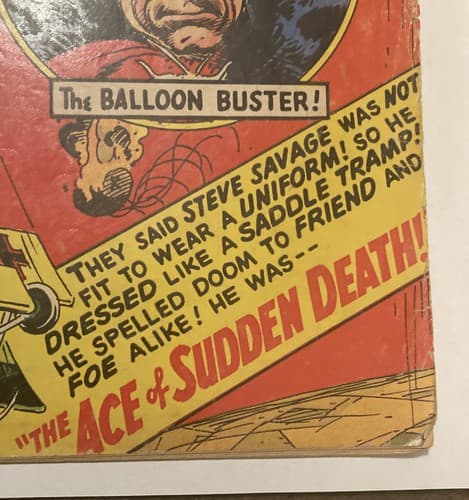 DC All American Men of War Balloon Buster #113 1966 Special Steve Savage 12c VG - Thumbnail 7