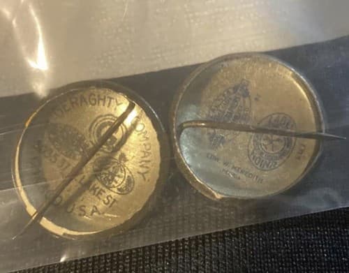 1936🐘🐘🐘🐘 LANDON AND KNOX Campaign Political Litho Authentic Pins - Thumbnail 2