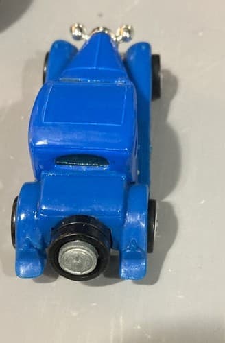 1980's Mattel Hot Wheels Classics Blue Bugatti w/ Whitewall Wheels - Thumbnail 2