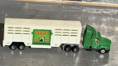 KENWORTH T 600A LIVESTOCK DIECAST TRUCK & TRAILER (DOORS OPEN) - Thumbnail 7