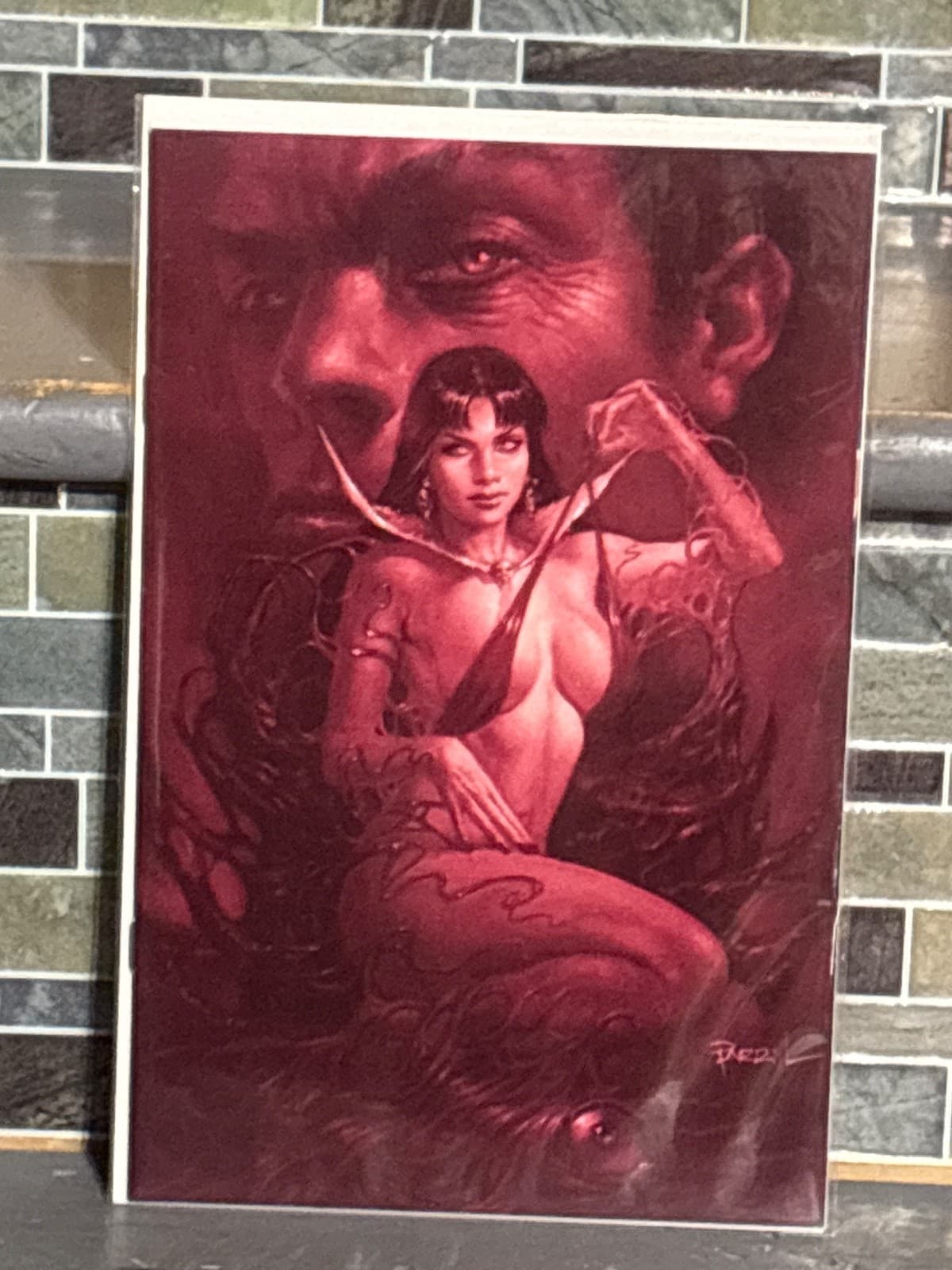 Vampirella Dracula Unholy #1 Parrillo Virgin 1:50 Tint Variant NM Comic - Image 1