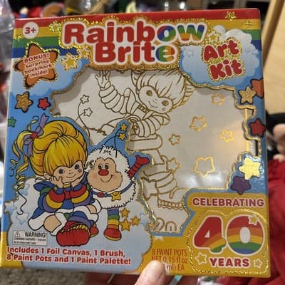 NEW! RAINBOW BRITE 🌈ART KIT Canvas & Paint Kit - Thumbnail 2