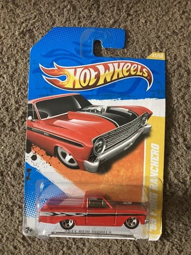 NEW Hot Wheels 2011 New Models '65 Red Ford Ranchero Diecast 1:64 41/50 - Image 1