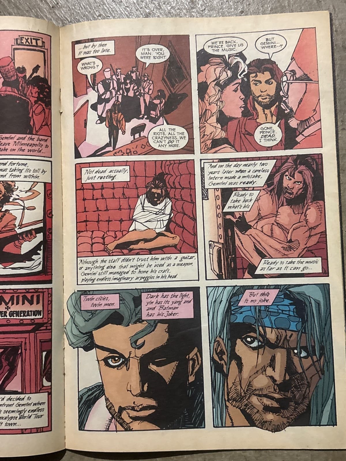 Prince: Alter Ego (1991) VF+ Brian Bolland, 2ND PRINTING, Newsstand Cover - Thumbnail 2