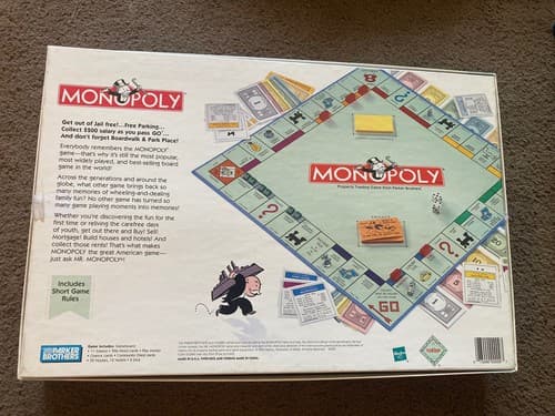 Vintage Original Parker Brothers 2004 Edition Monopoly Board Game Family FUN! - Thumbnail 2