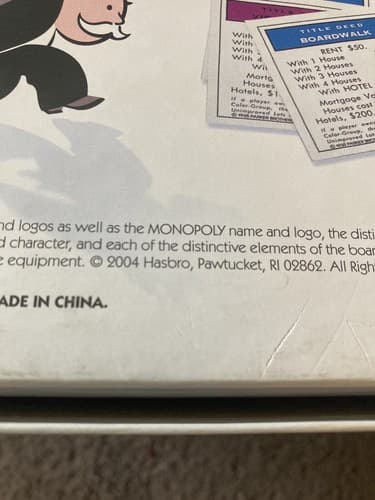 Vintage Original Parker Brothers 2004 Edition Monopoly Board Game Family FUN! - Thumbnail 4