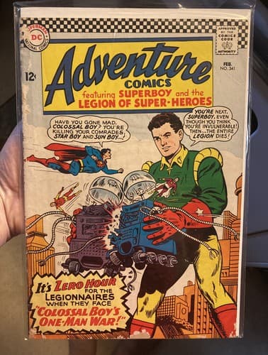 Superboy & Legion Of Super-Hero’s DC Adventure Comic #341 12c Fine - Thumbnail 2