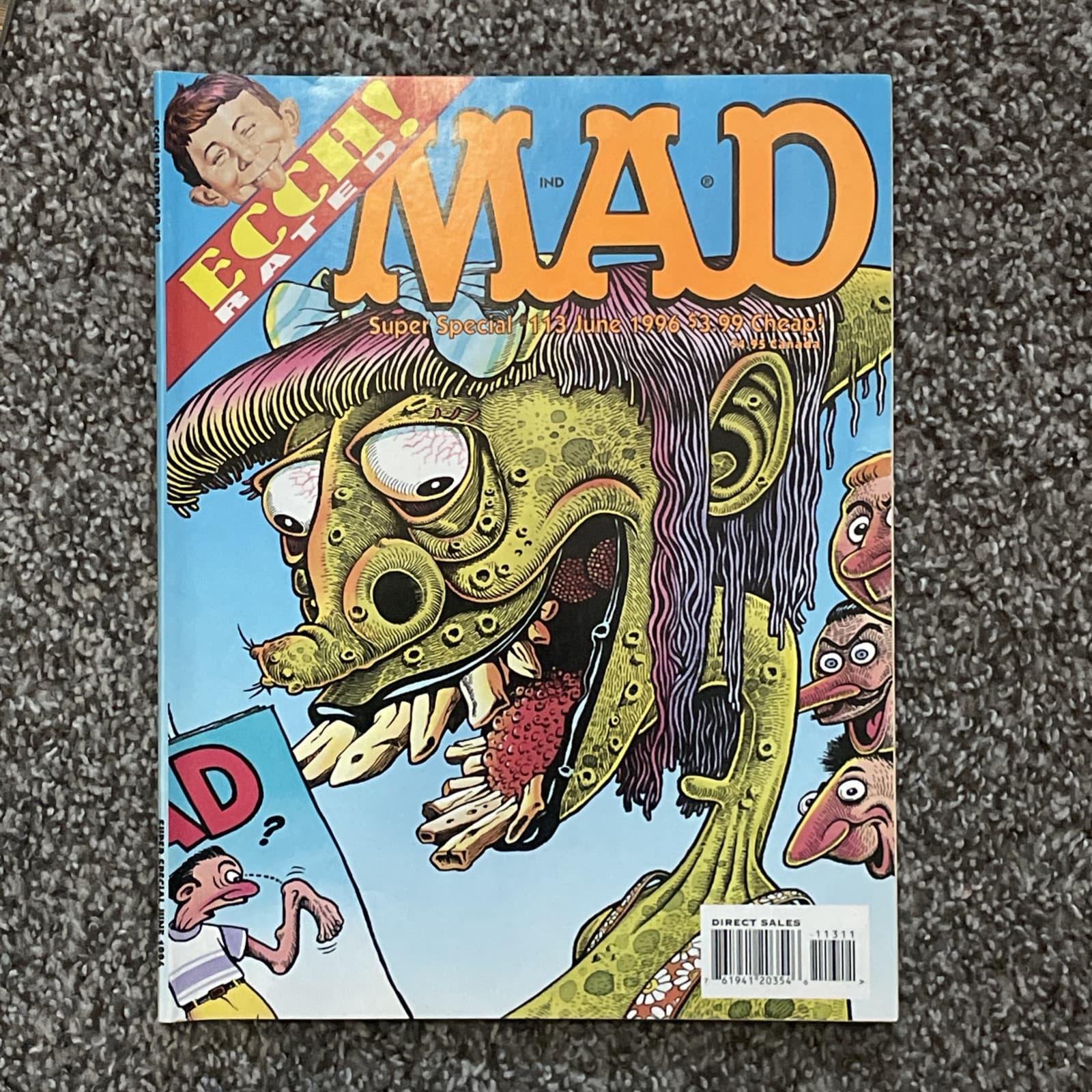Mad Magazine ECCH RATED! Super Special #113 June 1996 Spy Vs Spy VF+ - Image 1