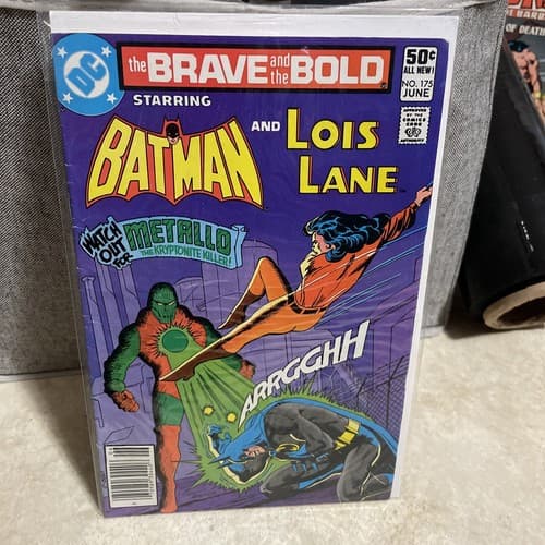 THE BRAVE & THE BOLD # 175 (1981)-BATMAN & LOIS LANE-NEWS STAND-APARO COVER - Image 1