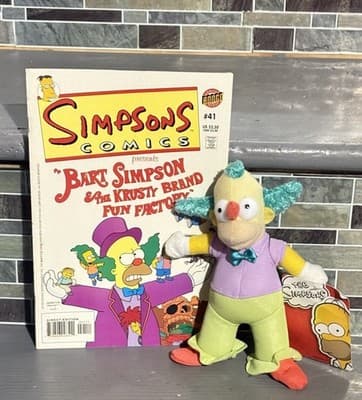 Simpsons Krusty The Clown Collection 2013 8” & Bongo Comic #41 Krusty Edition - Image 1