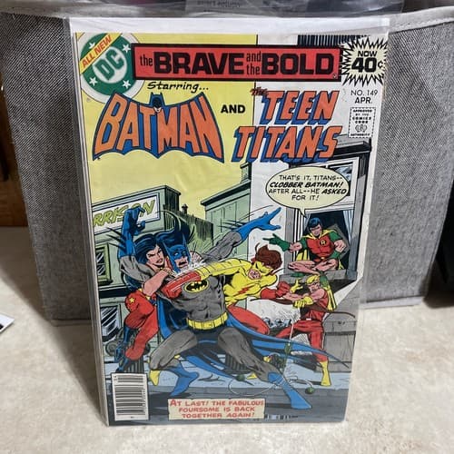 BRAVE & BOLD #149, “BATMAN & TEEN TITANS” Comic Vol 1, VF/NM - Image 1