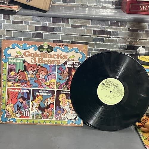 Peter Pan Vinyl Goldilocks Three Little Bears LP Five Favorite Stories Vintage - Image 1