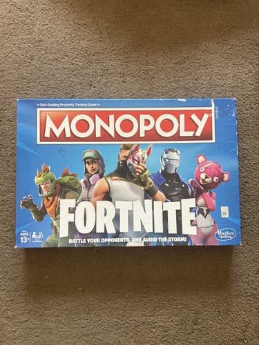 Hasbro Monopoly Fortnite Edition Family Fun Board Game Complete Just Opened - Thumbnail 4