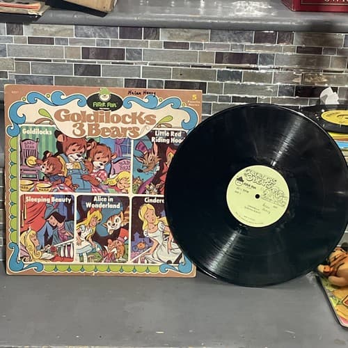 Peter Pan Vinyl Goldilocks Three Little Bears LP Five Favorite Stories Vintage - Thumbnail 2