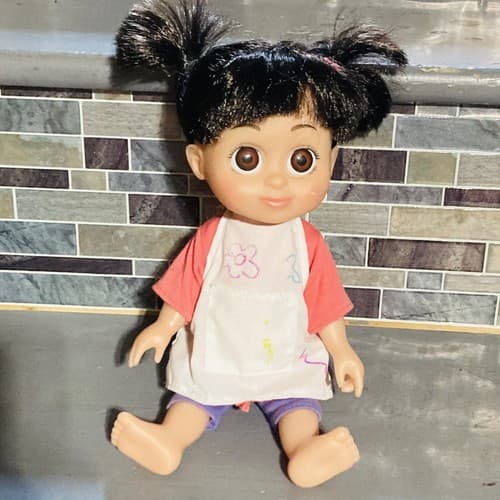 Rare 2002 DISNEY MONSTERS INC. DRAW WITH ME TALKING BOO DOLL - Image 1