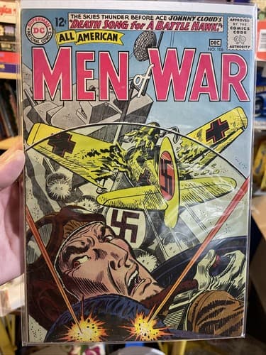 ALL AMERICAN MEN OF WAR #106 “NAVAJO ACE" 12c Silver Age Comic VF - Image 1