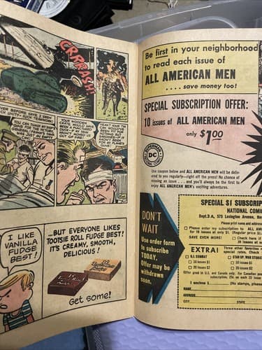 ALL AMERICAN MEN OF WAR #106 “NAVAJO ACE" 12c Silver Age Comic VF - Thumbnail 10