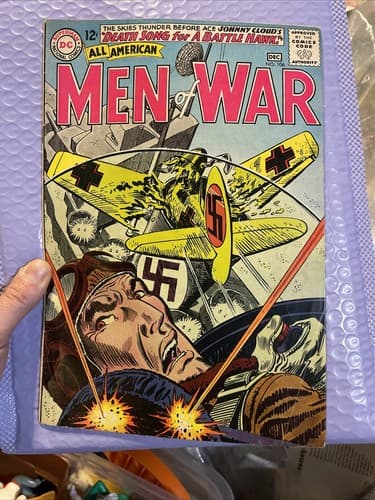 ALL AMERICAN MEN OF WAR #106 “NAVAJO ACE" 12c Silver Age Comic VF - Thumbnail 5