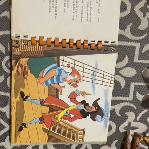 1952 PETER PAN RECORD STORYBOOK (78 RPM) Little Nipper Album Walt Disney RARE - Thumbnail 8