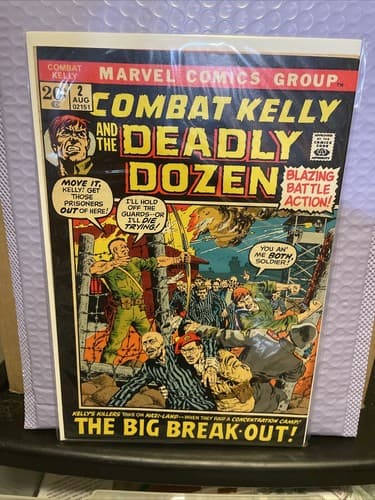 COMBAT KELLY AND THE DEADLY DOZEN #2 Aug 1972 Bronze Age Fine - Thumbnail 2