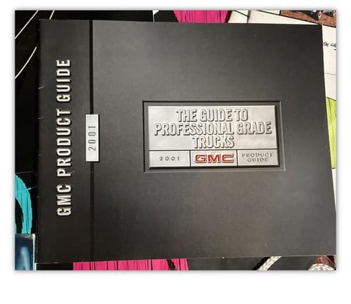 GMC product Guide BROCHURE 2001 Professional Trucks English Text in VGC - Image 1