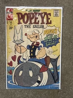 Charlton Comics Popeye The Sailor #118 Popeyes Latest Sea Saga! - Image 1
