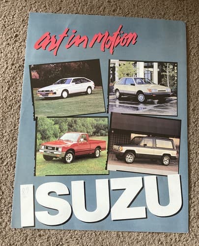 1988 Isuzu Brochure Folder Impulse Trooper II P'Up Pickup Excellent Original 88 - Image 1