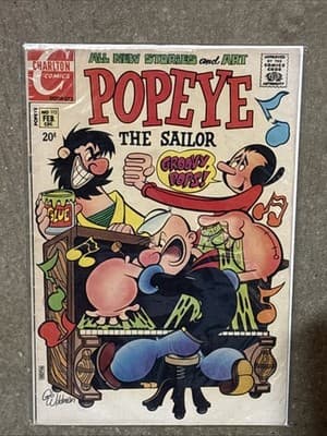 1972 Popeye the Sailor Man #112 Comic Charleton - Image 1