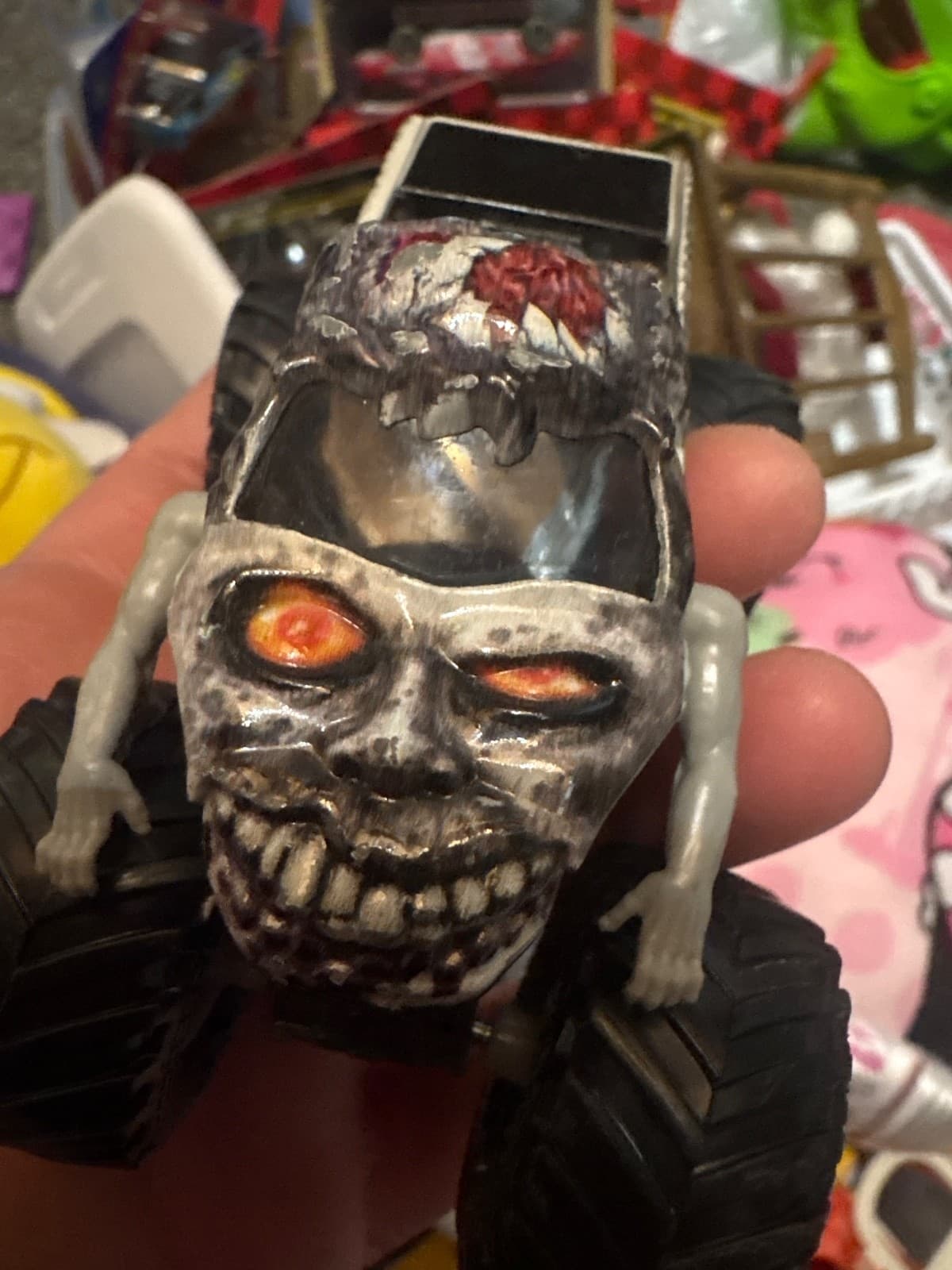 Hot Wheels Monster Jam "Zombie" Monster Truck Diecast 1:64 Grey/Grey - Image 1