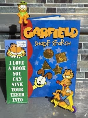 Vintage Garfield Collection! Book, Figures, & More! - Image 1