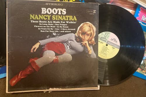 NANCY SINATRA THESE BOOTS ARE MADE FOR WALKING TRI COLOR MONO REPRISE REC 6202 - Image 1