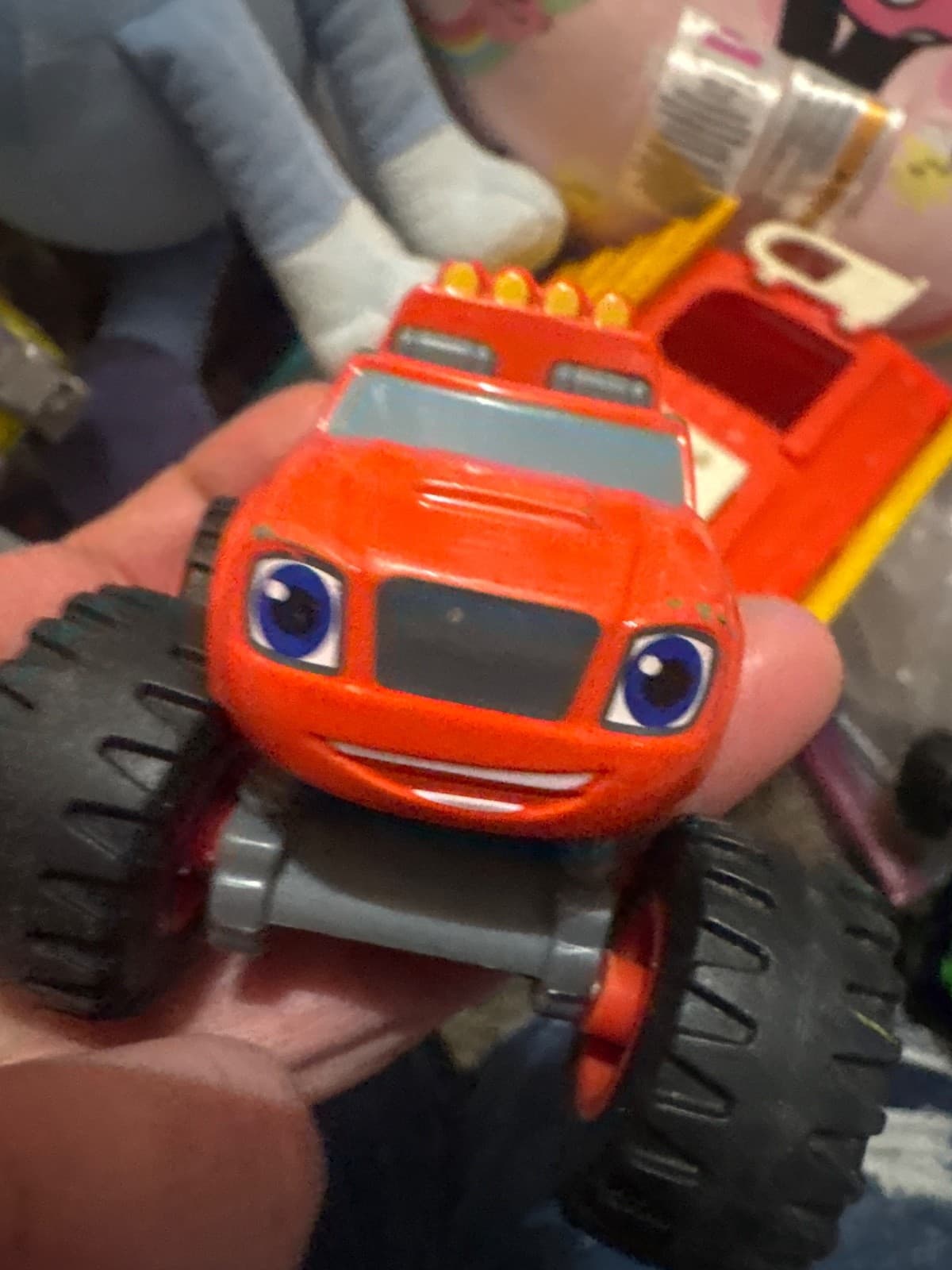 Blaze And The Monster Machines PILOT BLAZE 2014 Die Cast Metal Truck Mattel - Image 1