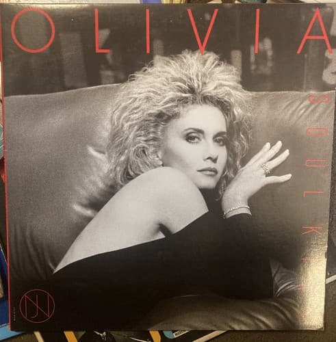 80’s Olivia Newton John Soul Kiss Vinyl Record - Image 1