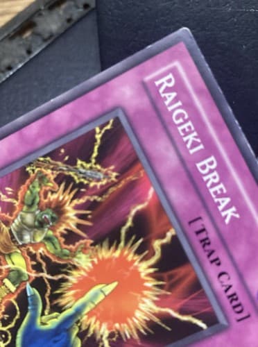 YuGiOh RARE TCG Raigeki Break Starter Deck Yugi Evolution SYE-050 1st ED LIMITED - Thumbnail 5