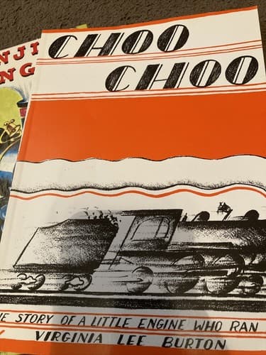 RARE SET VIRGINIA Burton CHOO CHOO Story of Little Engine Who Ran Away 1937” 64” - Thumbnail 14