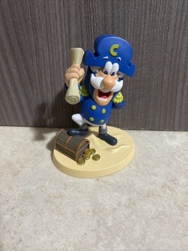 Quaker Oats Cereal Cap'n Crunch Rare Figure Statue, Map & Treasure Chest 1 Of 3 - Image 1