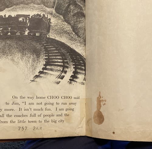 RARE SET VIRGINIA Burton CHOO CHOO Story of Little Engine Who Ran Away 1937” 64” - Thumbnail 6